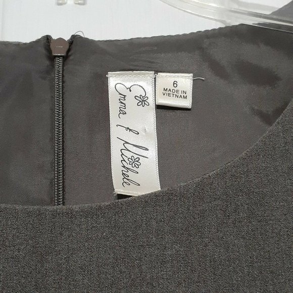 Emma & Michelle Cap Sleeve Dress Sz 6 - Picture 5 of 8